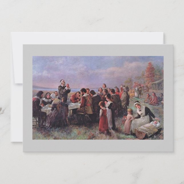 Convite de Ação de Graças (Frente)