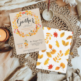 Convite de Ação de Graças - Janta de Ação de Graça