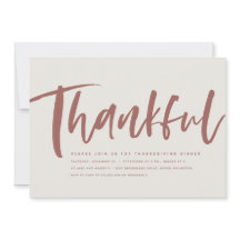 Convite de Ação de Graças Mauve