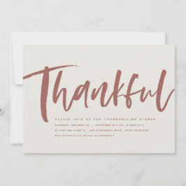 Convite de Ação de Graças Mauve