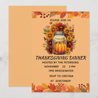 CONVITE DE AÇÃO DE GRAÇAS PARA JARROS DA BÊNÇÃO DA