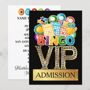 Convite de Admissão Bingo VIP