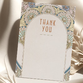 Convite de agradecimento de casamento em estilo Ar