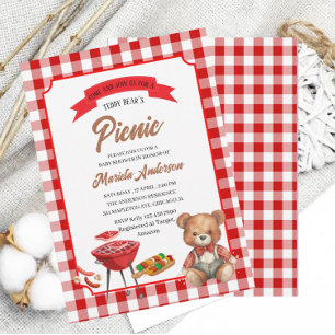 Convite de Água-Forte para Festa de Piquenique do 