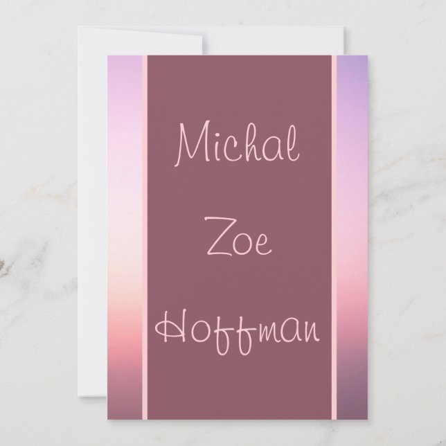 Convite de ameixa (Verso)