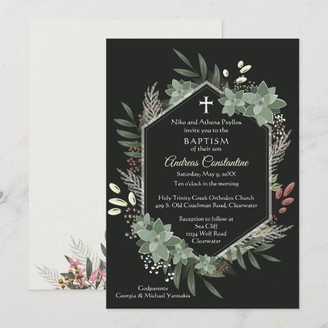 Convite de Andreas Um (Frente/Verso)