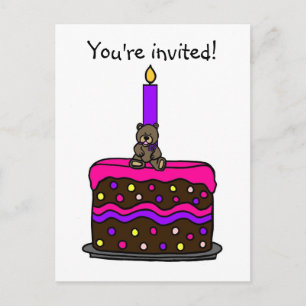 convite de aniversário