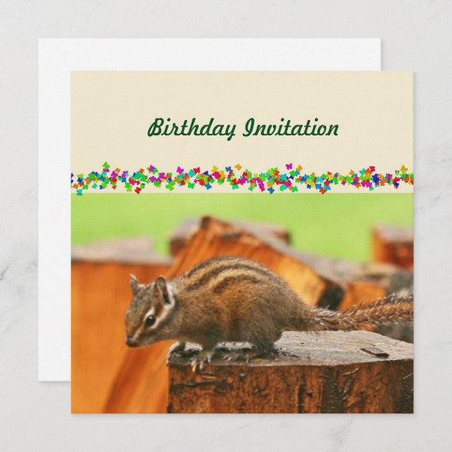 Convite de Aniversário (Frente/Verso)