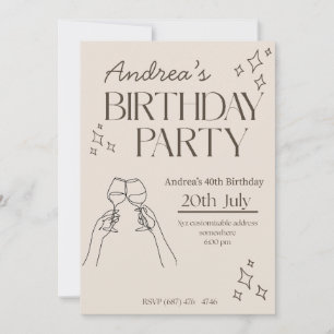 Convite de aniversário