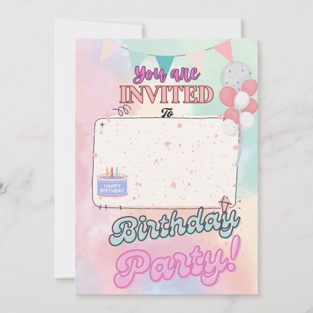 Convite de Aniversário (Frente)