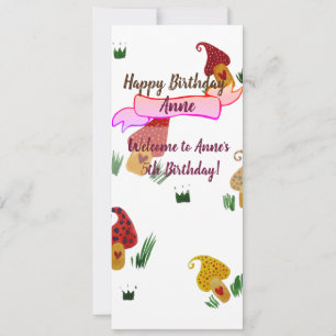 Convite de aniversário