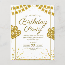 Convite de aniversário