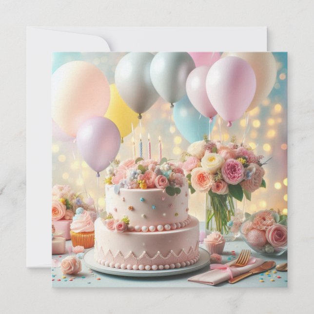 Convite de aniversário (Frente)