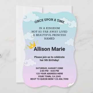 Convite de aniversário