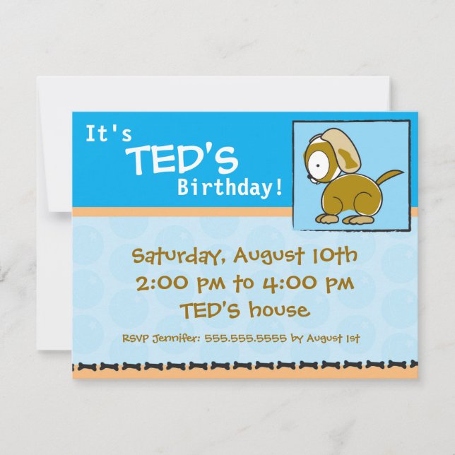 Convite de Aniversário (Frente)