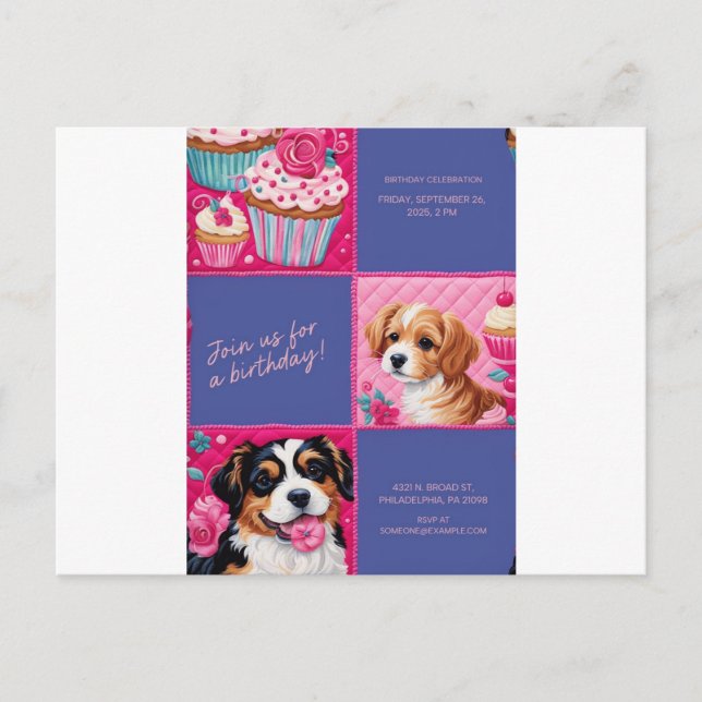 CONVITE DE ANIVERSÁRIO (Frente)