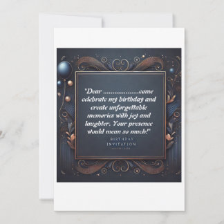 Convite de aniversário