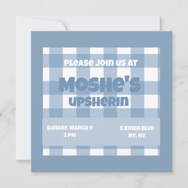 Convite de aniversário (Frente)