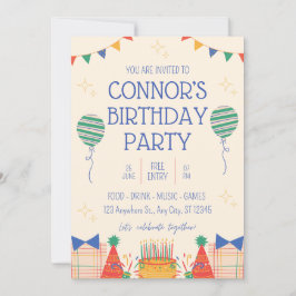 Convite de aniversário