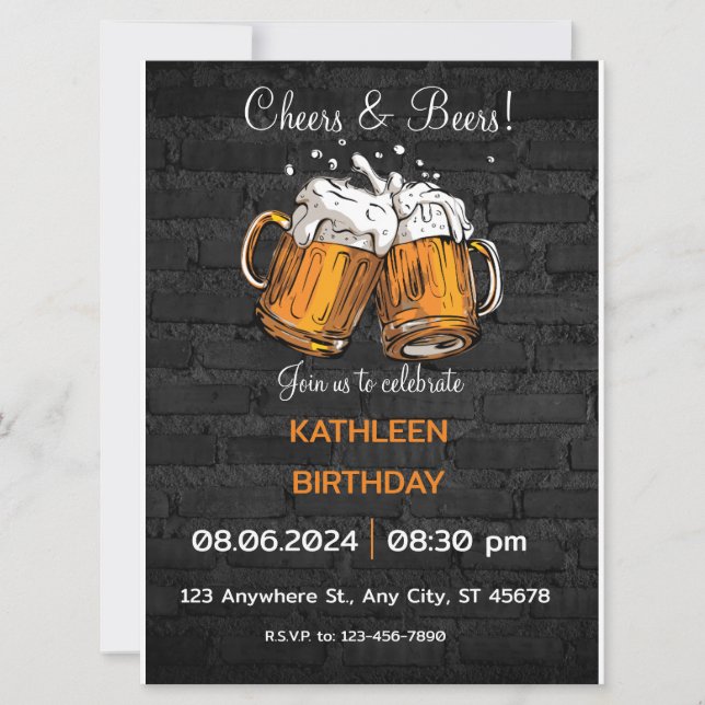 Convite de Aniversário (Frente)