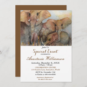 CONVITE DE ANIVERSÁRIO 10º ELEPHANT