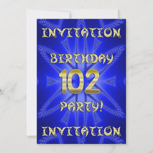 Convite de aniversário 102