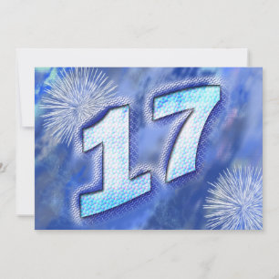 convite de aniversário 17º