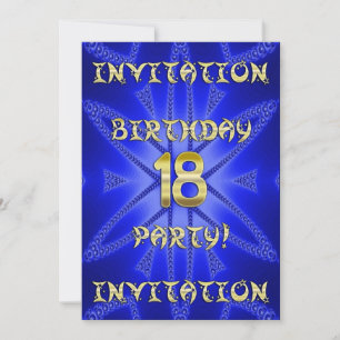 convite de aniversário 18