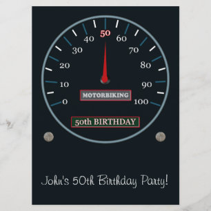 Convite de aniversário 50