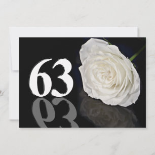 Convite de aniversário 63 anos
