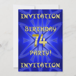 Convite de aniversário 74