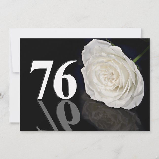 Convite de aniversário 76 anos (Frente)