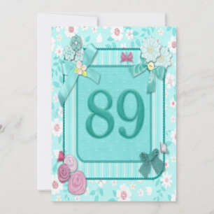 convite de aniversário 89