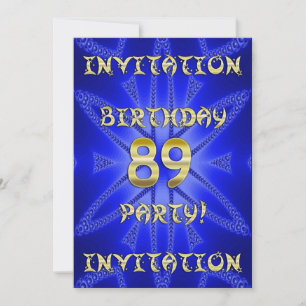 Convite de aniversário 89