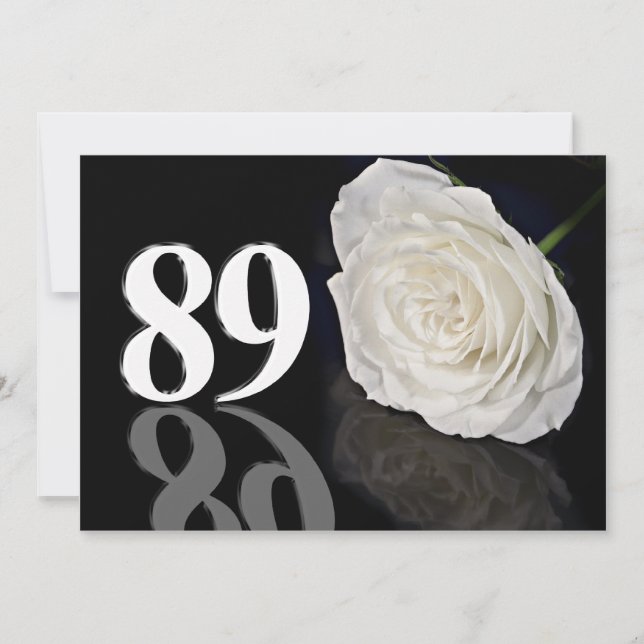 Convite de aniversário 89 anos (Frente)
