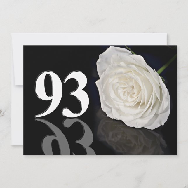 Convite de aniversário 93 anos (Frente)