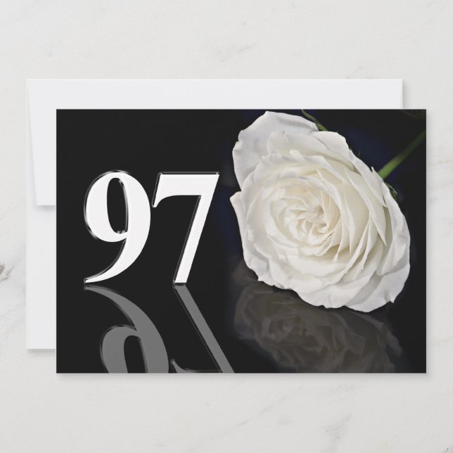 Convite de aniversário 97 anos (Frente)