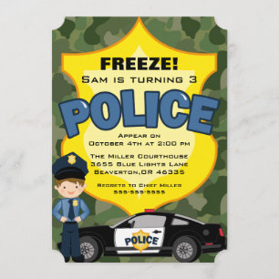 Convite de Aniversário à Polícia de Trendência