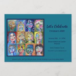 Convite de aniversário Adulto