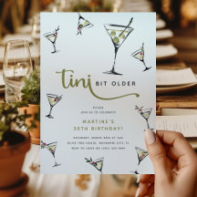 Convite de Aniversário Adulto 'Um Tininho Mais Vel