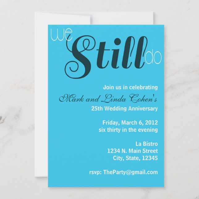 Convite de Aniversário Ainda Fazemos (Frente)