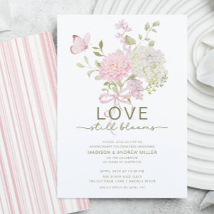 Convite de Aniversário Amor Ainda Floresce