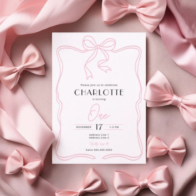 Convite de Aniversário Arco Rosa Parisiense (Criador carregado)