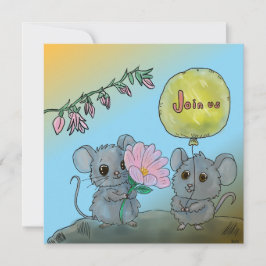 Convite de aniversário bonito