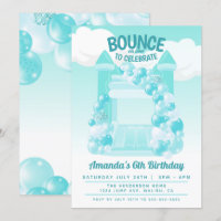 Convite de Aniversário Casa de Saltos