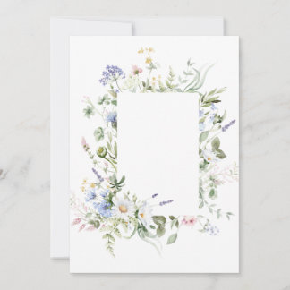 Convite de Aniversário Casamento com Borda Floral