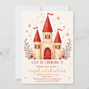 Convite de Aniversário Castelo da Princesa