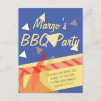 Convite de Aniversário Churrasco de Cachorro Quent