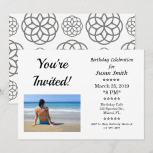 Convite de aniversário Convidado Personalizado