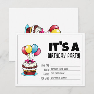 Convite de Aniversário | Convite Personalizável Pe